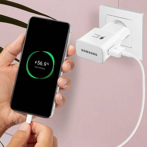 SAMSUNG - Chargeur secteur original + Câble USB Type C de 1,5m – Image 2