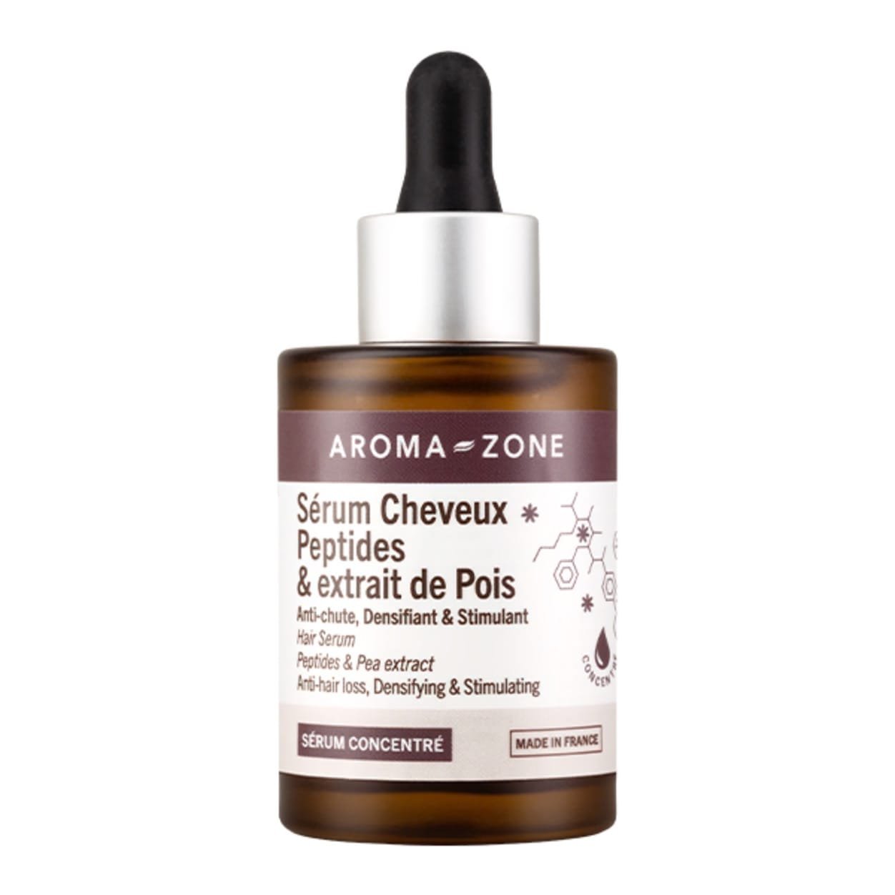 AROMA-ZONE - Sérum cheveux anti-chute - Peptides et Extrait de pois
