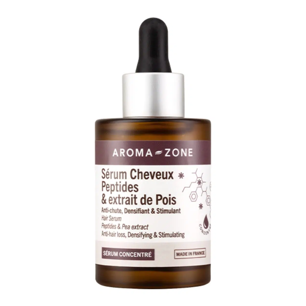 AROMA-ZONE - Sérum cheveux anti-chute - Peptides et Extrait de pois