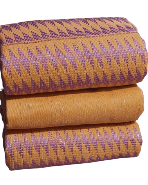 Tissu Kente tissé à la main 100% authentique en provenance du Ghana - Modèle 013