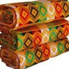 Tissu Kente tissé à la main 100% authentique en provenance du Ghana - Modèle 021