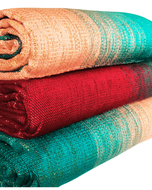 Tissu Kente ombré tissé à la main 100% authentique en provenance du Ghana - Modèle O04