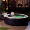 INTEX - Spa gonflable Blue Navy 4 places avec lampe d'ambiance LED