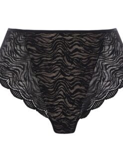 Culotte classique Fantasie impression noir