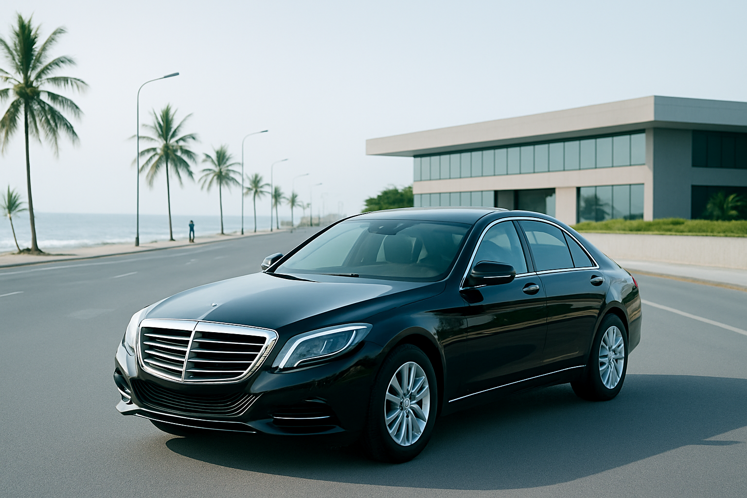 Location de véhicule avec chauffeur Mercedes Classe S 550