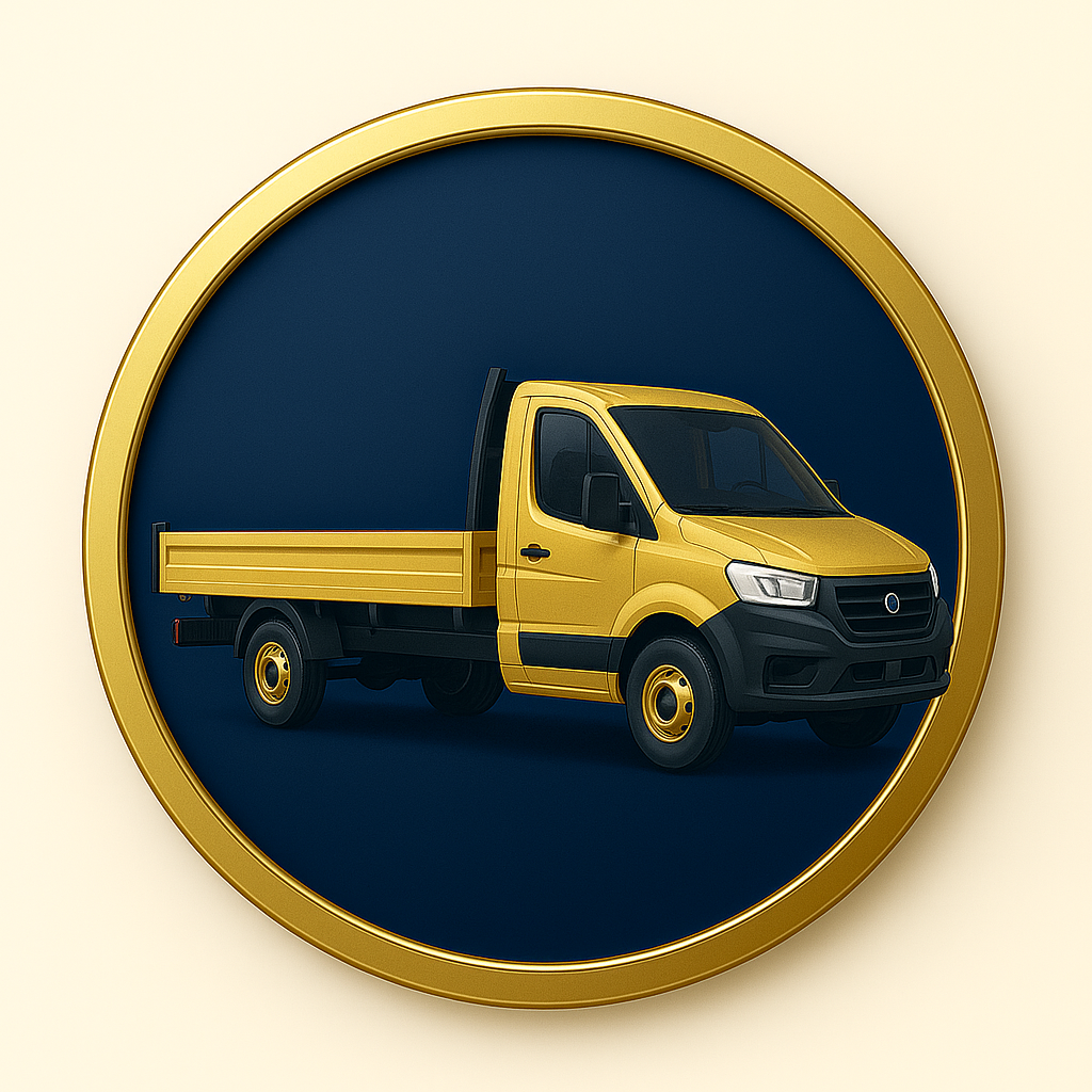 Livraison Dakar en camion plateau (3,5 t) - ≤ 330–360×200 cm (plateau utile) • ≤ 1200–1500 kg