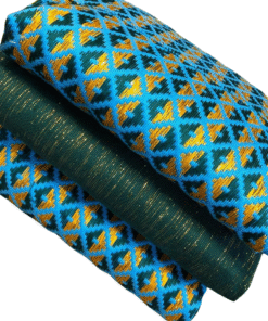Tissu Kente tissé à la main 100% authentique en provenance du Ghana - Modèle 034