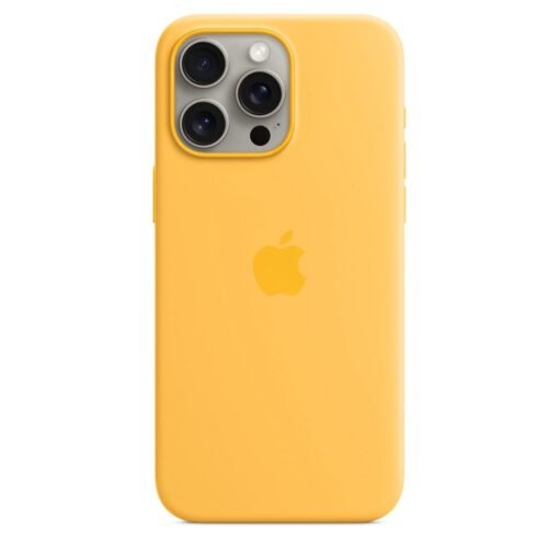 Coque en silicone avec MagSafe pour iPhone 15 – Image 3