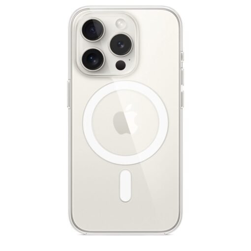 Coque transparente avec MagSafe pour iPhone 15 Pro