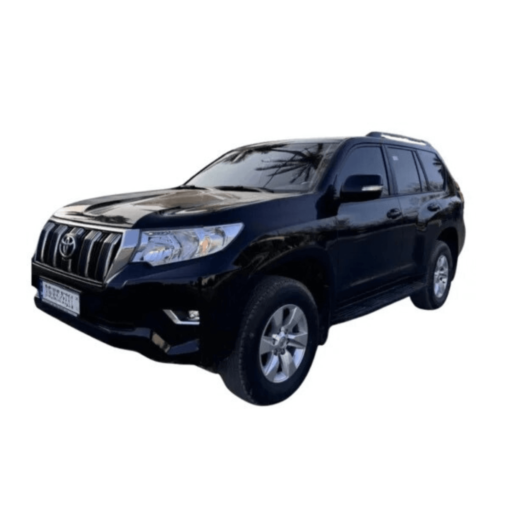 Location de véhicule avec chauffeur Toyota Prado intérieur alcantara 5 places