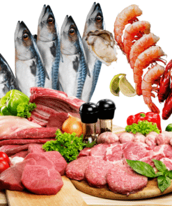 Viande, poisson et fruits de mer