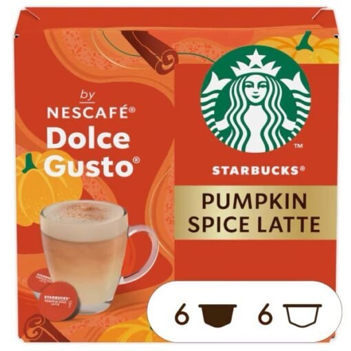 NESCAFE DOLCE GUSTO - Starbucks Pumpkin Spice Latte (10 boîtes)