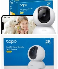 Tapo - Caméra Surveillance WiFi intérieure 360° avec capteur de mouvements, notifications et vision nocturne