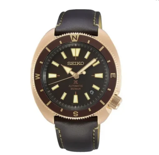 SEIKO - Montre bracelet en cuir SRPG 18 K1 - 42mm