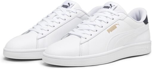PUMA - Smash v2 cuir blanc