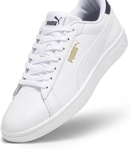 PUMA - Smash v2 cuir blanc – Image 2