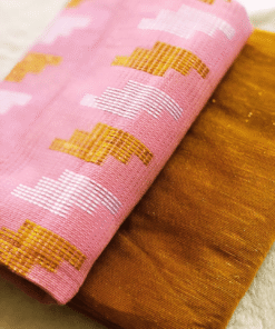 Tissu Kente tissé à la main 100% authentique en provenance du Ghana - Modèle 005