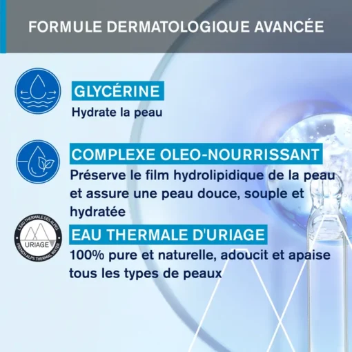 URIAGE - Crème Lavante Solide - Visage et Corps - Peaux Sensibles – Image 4