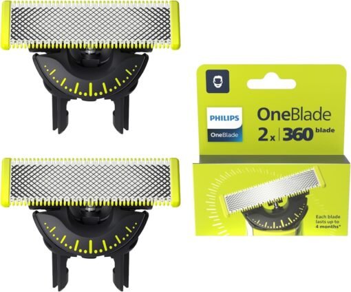 PHILIPS - 2 Lames de rechange 360 OneBlade modèle QP420/50