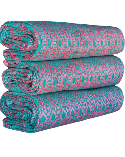 Tissu Kente tissé à la main 100% authentique en provenance du Ghana - Modèle 008