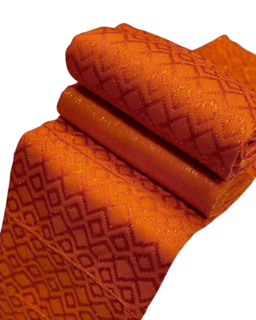 Tissu Kente tissé à la main 100% authentique en provenance du Ghana - Modèle 012