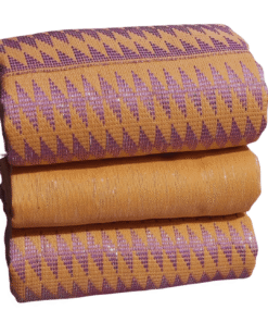 Tissu Kente tissé à la main 100% authentique en provenance du Ghana - Modèle 013