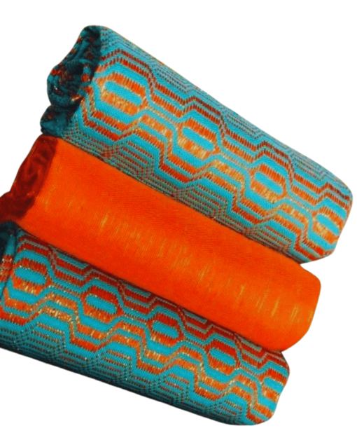Tissu Kente tissé à la main 100% authentique en provenance du Ghana - Modèle 015
