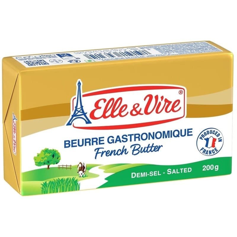 Beurre Demi-sel 80% 200gr - Elle & Vire - Qté : 1 - 3 150 CFA