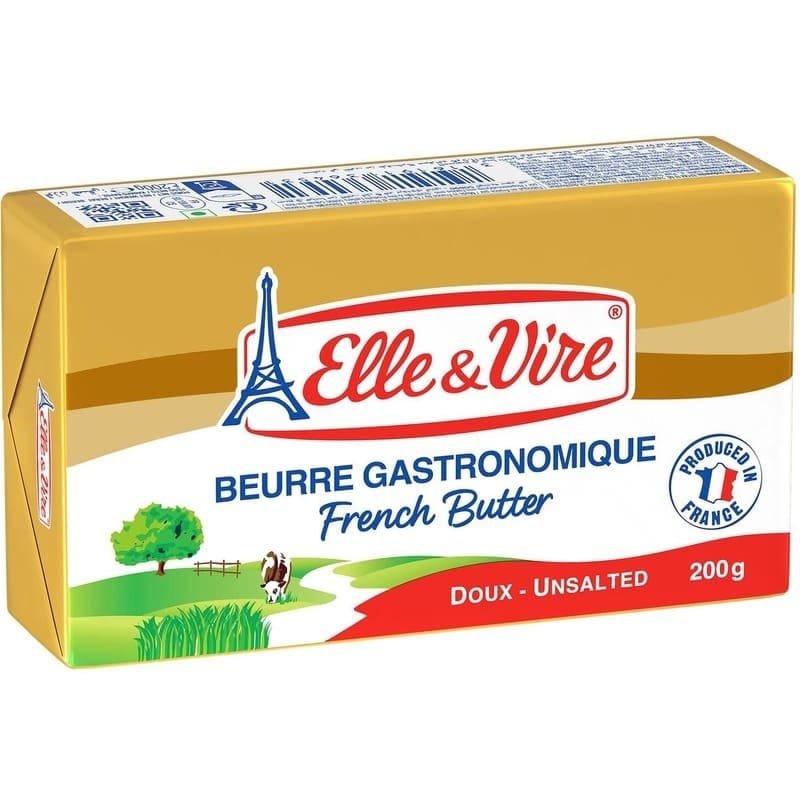 Beurre Doux 80% 200gr - Elle & Vire - Qté : 1 - 3 150 CFA