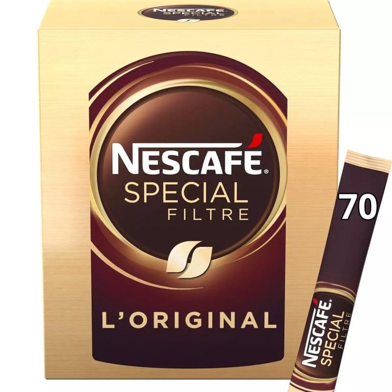 Café - Nescafé Spécial filtre 70 sticks- Qté : 1 - 7 850 CFA