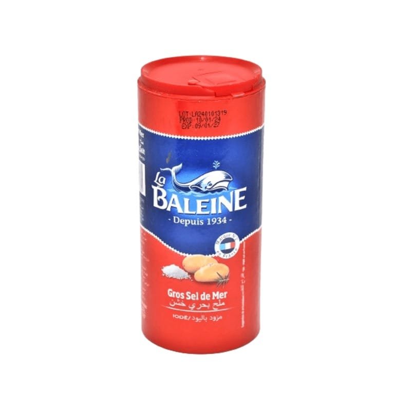 Gros Sel De Mer Iodé 600g - La Baleine - Qté : 1 - 1 300 CFA