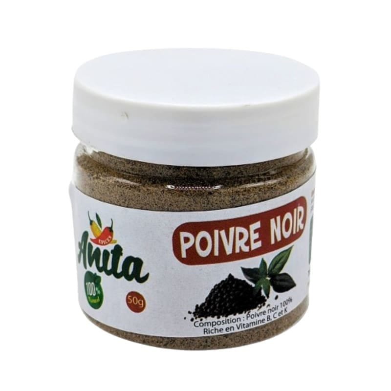 Poivre Noir Moulu 45g - Anita - Qté : 1 - 900 CFA