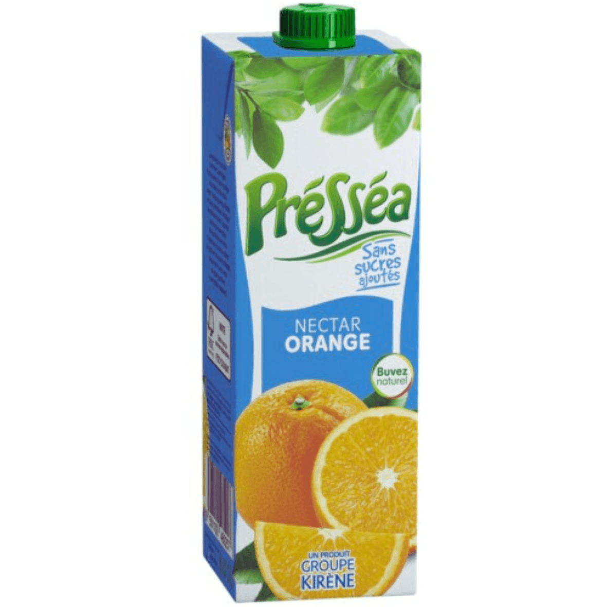 Nectar d'orange sans sucres ajoutés en brique 1l - Présséa - Qté : 1 - 1 100 CFA