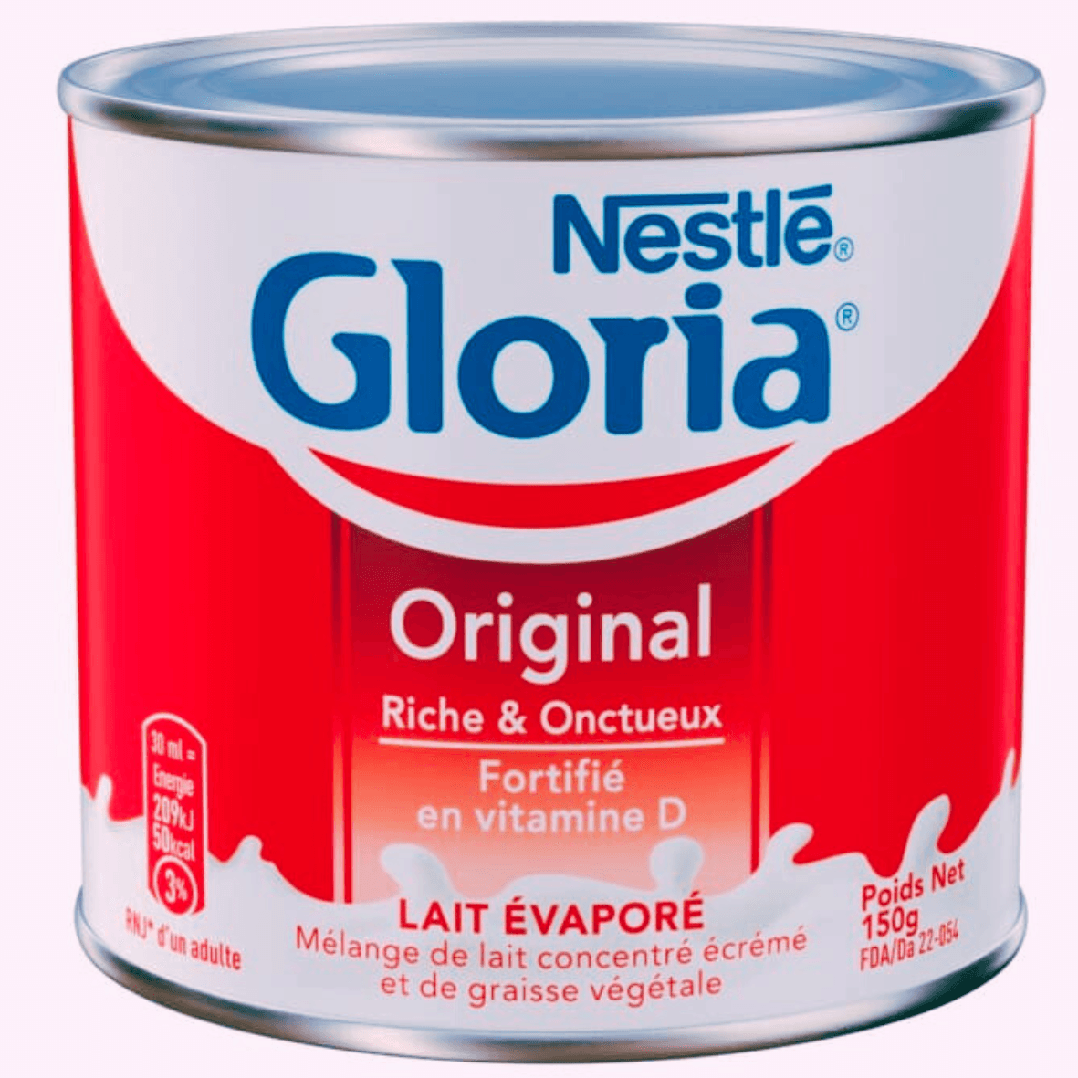 Lait concentré écrémé et de graisse végétale 150g - Gloria - Qté : 1 - 600 CFA