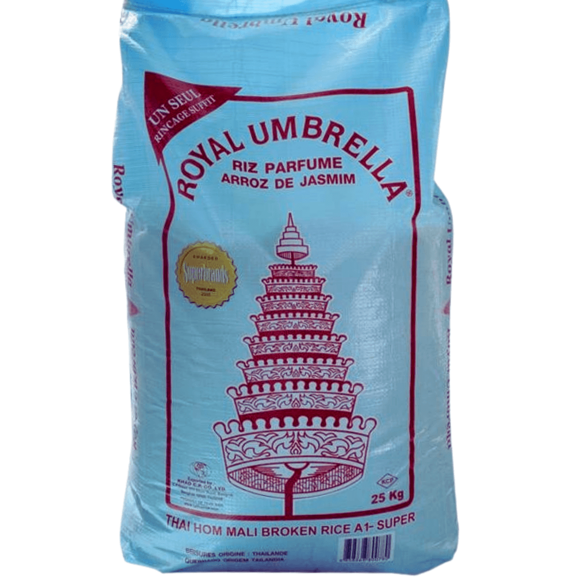 Riz brisé parfumé 25kg - Royal Umbrella - Qté : 1 - 14 700 CFA