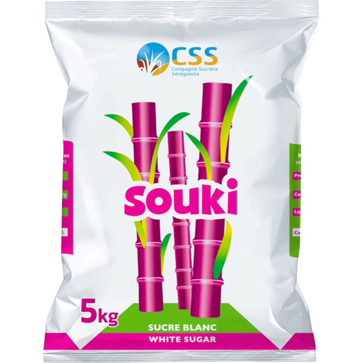 Sucre en morceaux - Saint Louis 5kg - Qté : 1 - 4 450 CFA