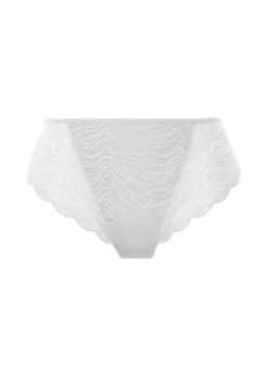 Slip brésilien Fantasie impression blanc