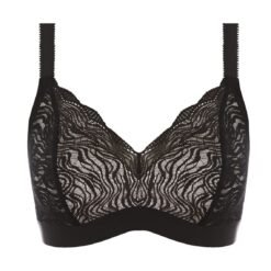 Soutien-gorge sans armatures Fantasie impression noir