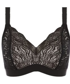 Soutien-gorge sans armatures Fantasie impression noir