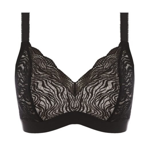 Soutien-gorge sans armatures Fantasie impression noir