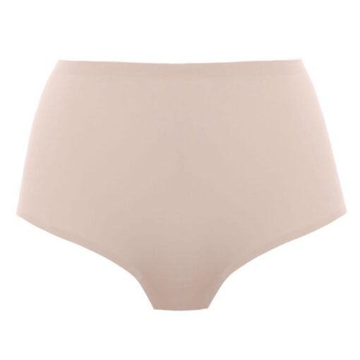Culotte taille haute invisible stretch Smoothease Fantasie rose poudre