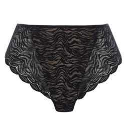 Culotte classique Fantasie impression noir