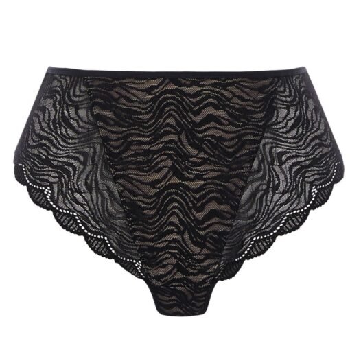 Culotte classique Fantasie impression noir