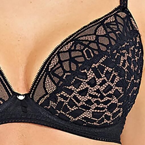 Soutien-gorge plongeant à armatures Soirée Lace Freya noir – Image 6