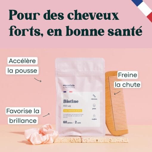 Novoma – Biotine avec Sélénium & Zinc – Image 3