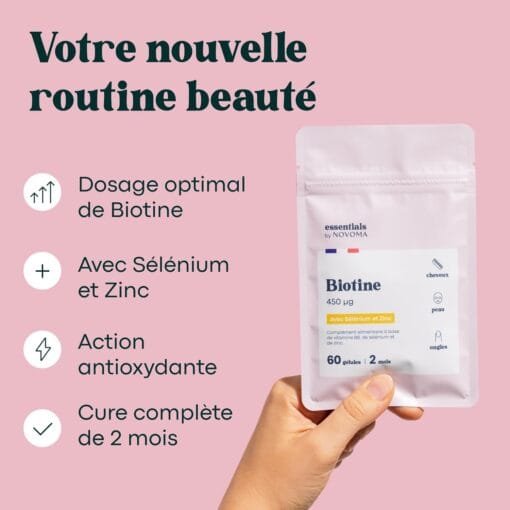 Novoma – Biotine avec Sélénium & Zinc – Image 4