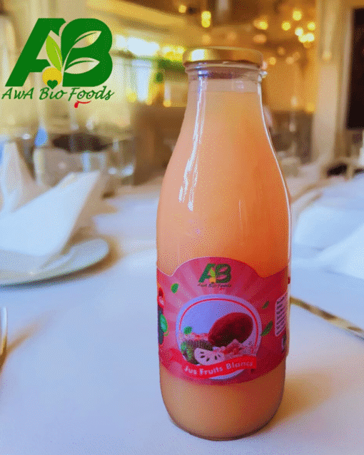 Jus de Fruits blancs Bouye-Corossol Bio en bouteille en verre - 1 litre – Image 2