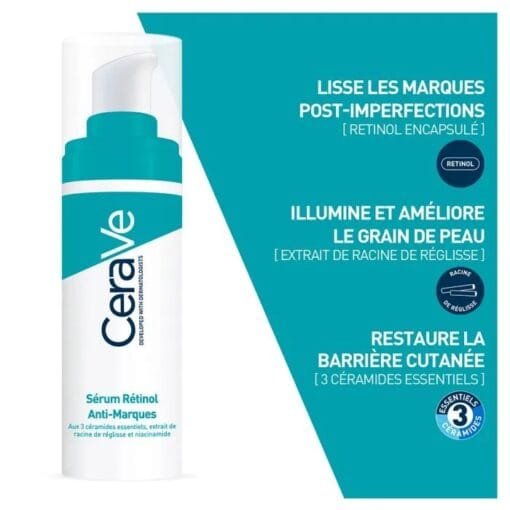 Sérum Rétinol Anti-Marques - Peaux à Imperfections 30ml - CeraVe – Image 3
