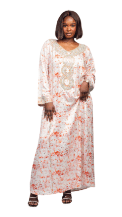 Robe broderie perlée et strassée